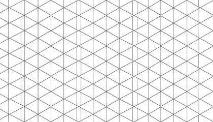 Geometric repeating pattern of thin lines forming triangles