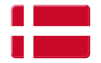 The National Flag of Denmark | 3D Denmark Flag Icon