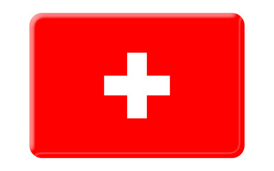 Obraz premium Switzerland Flag | 3D Swiss Flag