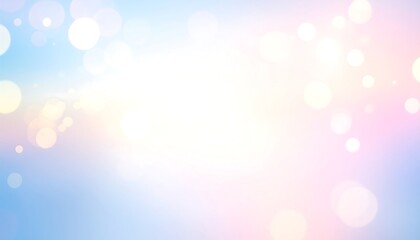 Abstract pastel background with soft light leaks and bokeh effects
