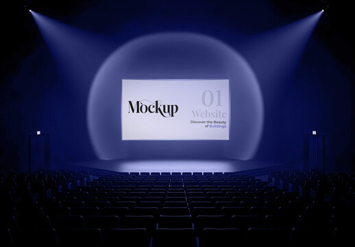 Auditorium Screen Mockup