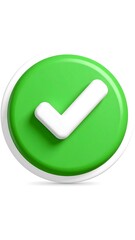 Green checkmark button