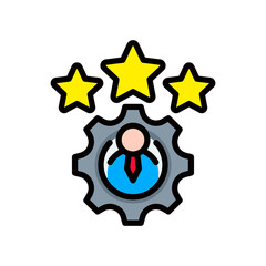 Experience lineal color icon