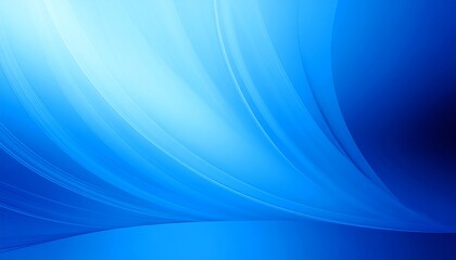 Fototapeta premium Abstract Blue Gradient Design with Smooth Curves