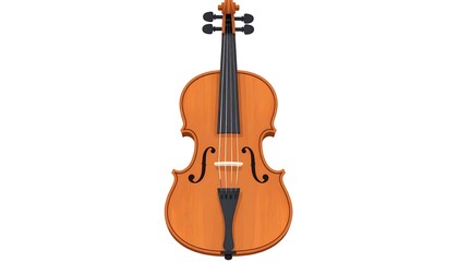 Fototapeta premium 3D rendering of a violin