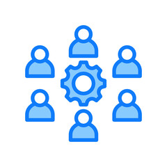 Work Force blue icon 