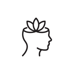 Mindfulness and meditation icon