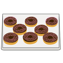 donuts vector Display isolated with transparant background	