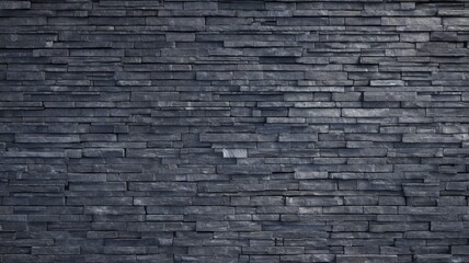 Fototapeta premium Dark stone wall texture with horizontal pattern. AI image