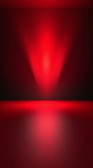Red  backdrop with spotlight effect.