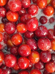 The vibrant red and orange hues of fresh Alucha plums bubble gently, transforming into homemade...