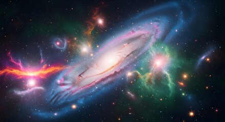 Galactic Clouds, Illuminated.