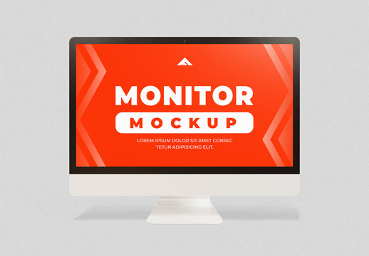 Monitor Screen Mockup