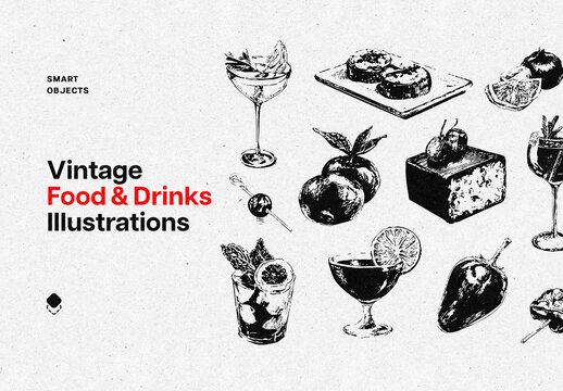 Food & Drinks Illustrations