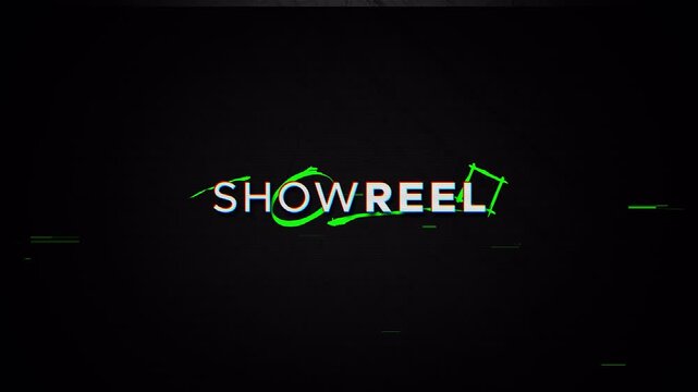 SHOWREEL text animation 4k video
