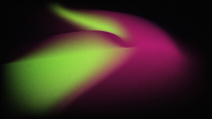 Abstract Glowing Light Beams Intersecting in Darkness