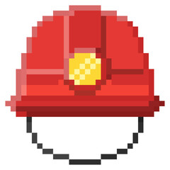 Fire fighter Items 2d 32 bit Pixel Art Style 