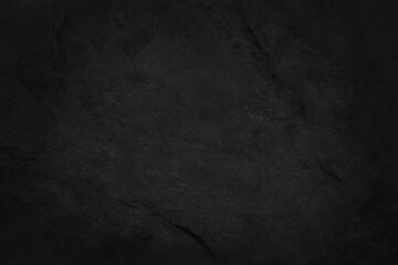 Dark grey black slate texture in natural pattern with high resolution for background and design art work. Black stone wall.