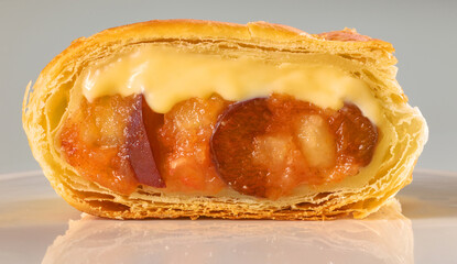  Apfelstrudel mit Pflaume, strudel, Apfel