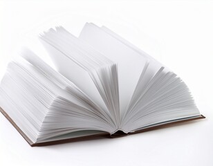 Fototapeta premium white book in isolation