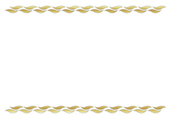 Elegant Gold Text Frame on Transparent Background for Invitations, Certificates, and Presentations