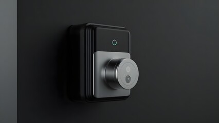 Smart door lock with a rotating dial and digital interface