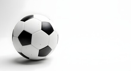 Fototapeta premium Grab this soccer ball for your sporty designs, perfect for action shots or team spirit