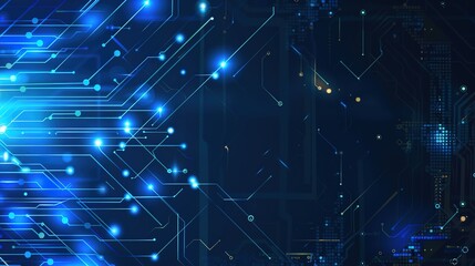Exploring Dynamic Technology Lines and Vibrant Blue Technology Backgrounds for Modern Digital Design: Innovate Visual Concepts, Futuristic Interface Elements