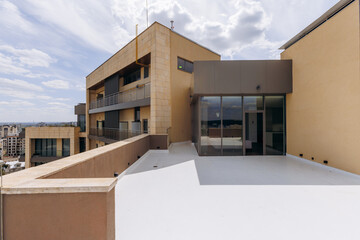 A Modern Urban Terrace that Offers Breathtaking Scenic Views of the Surrounding Cityscape