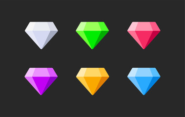 Reward. Precious stone. Diamond icon. Game coins. Gem sign. Luxury sign. Gemstone. Symbol of wealth. Crystal. Luxury symbol. Premium quality. Game currency. Game ui elements. Game jewels. Gui. Jewel 