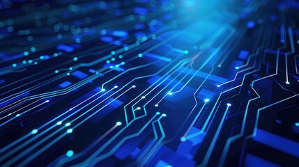 Exploring Dynamic Technology Lines and Vibrant Blue Technology Backgrounds for Modern Digital Design: Innovate Visual Concepts, Futuristic Interface Elements
