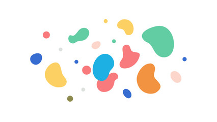 Modern abstract shapes, perfect for graphic design, decoration, and creative projects with a colorful and artistic touch