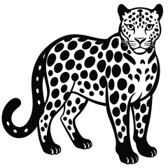 leopard vector animal