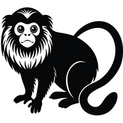 Obraz premium monkey vector animal