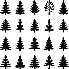 Obraz premium seamless pattern with trees