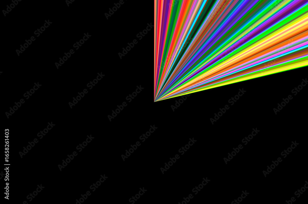 Poster Abstract digital stripe pattern / Abstract minimalistic background of a digital stripe pattern.