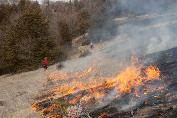 Native prairie fire taken in southern MN