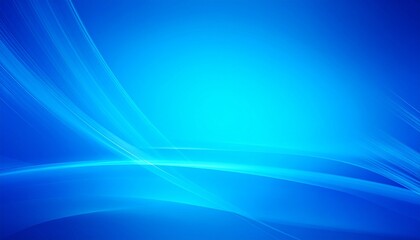 Fototapeta premium Blue Abstract Light Waves on Dark Background for Technology and Digital Design