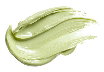 Light-green, smooth, creamy smear