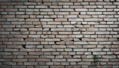 Fototapeta premium Old Wall Background with Stained and Aged Brick Texture