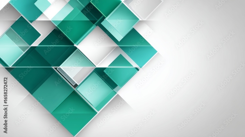 Poster abstract geometric background with dynamic shapes, modern lines, gradient colors, minimal design ele