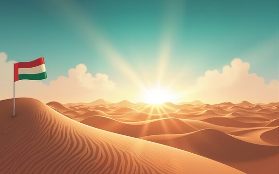 Oman Independence Day Background Event. High quality