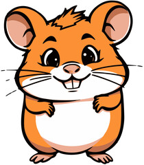Cartoon hamster 