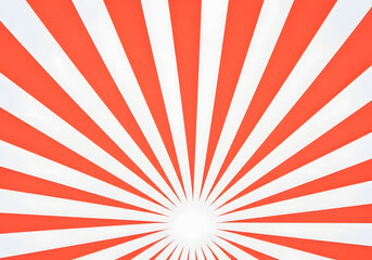 White Sunburst Pattern on Clean Coral Background