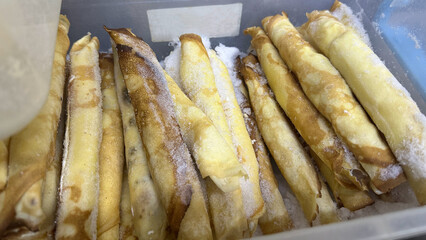 chilled cheese pancakes with cottage cheese