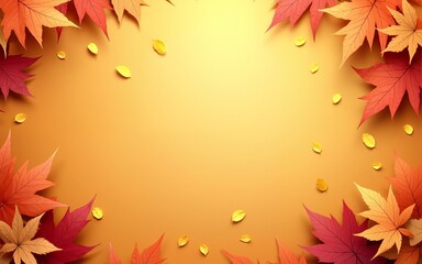 Set of Autumn backgrounds with leaves for shopping sale or promo poster and frame leaflet or web banner and social media. High quality