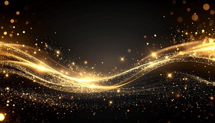 Golden glitter background image
