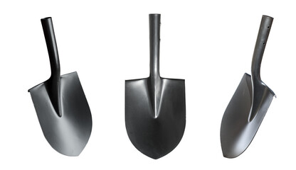 Bayonet shovel. Isolated on white background.