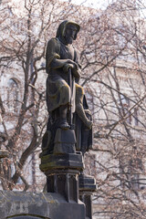 Knight statue in Old Prague