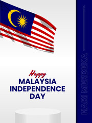 Malaysia Independence Day background for social media and other